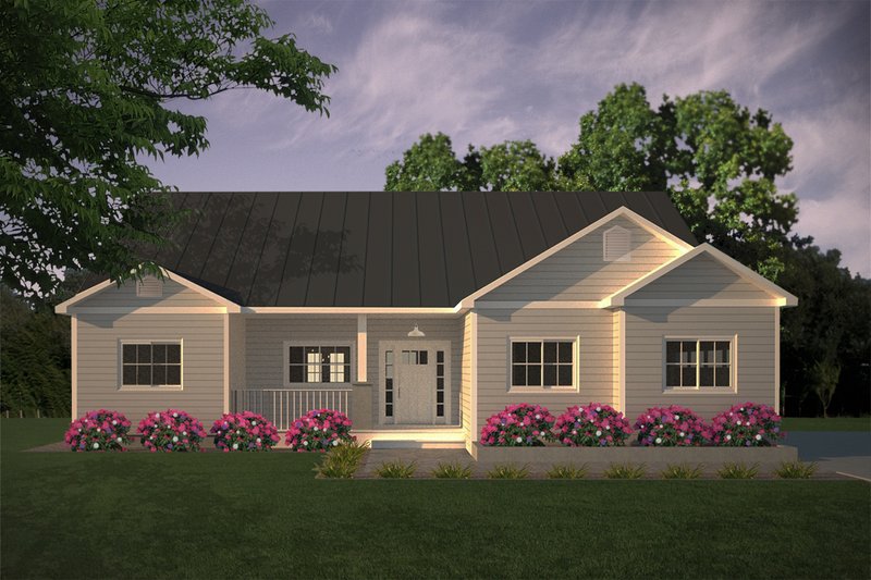 Home Plan - Simple Country Home Elevation