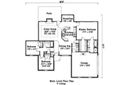 Southern Style House Plan - 3 Beds 2 Baths 1605 Sq/Ft Plan #306-111 
