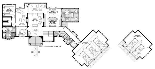 Traditional Floor Plan - Main Floor Plan #928-329