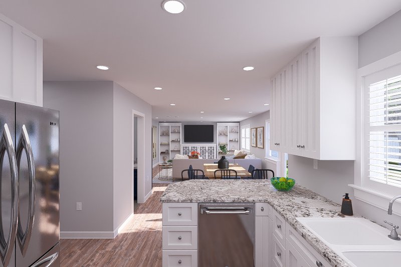 Home Plan - Interior - Kitchen 1 for Craftsman House Plan #1060-263 - 4 bed, 2.5 bath