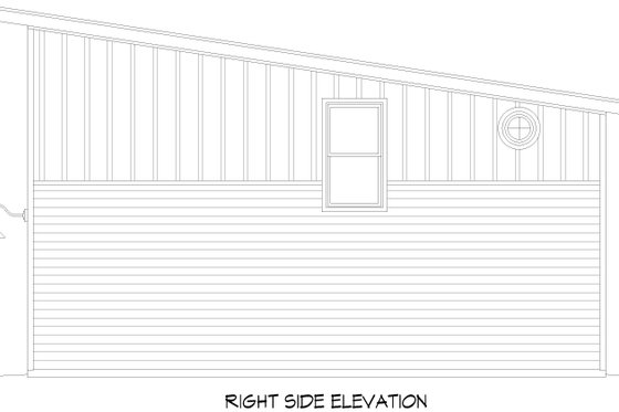 Exterior - Other Elevation 1 for Southern House Plan #932-1004 - 1 bed, 1 bath
