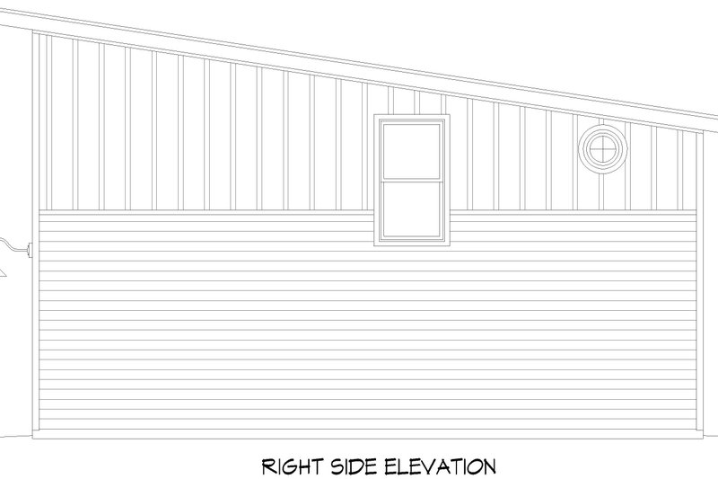 Home Plan - Exterior - Other Elevation 1 for Southern House Plan #932-1004 - 1 bed, 1 bath