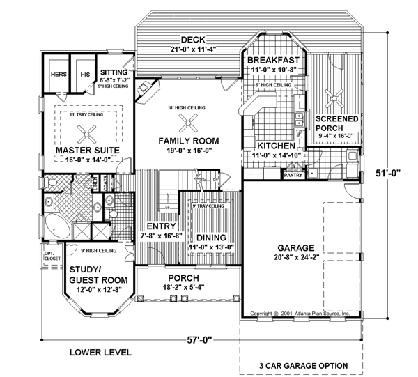 Dream House Plan - European Floor Plan - Main Floor Plan #56-178
