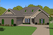 Ranch Style House Plan - 3 Beds 3 Baths 2366 Sq/Ft Plan #8-187 