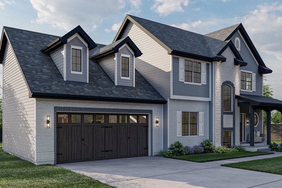 Exterior - Other Elevation for Traditional House Plan #455-179 - 3 bed, 2.5 bath