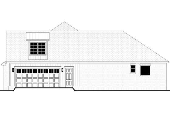 Exterior - Other Elevation 1 for Farmhouse House Plan #430-392 - 3 bed, 2.5 bath