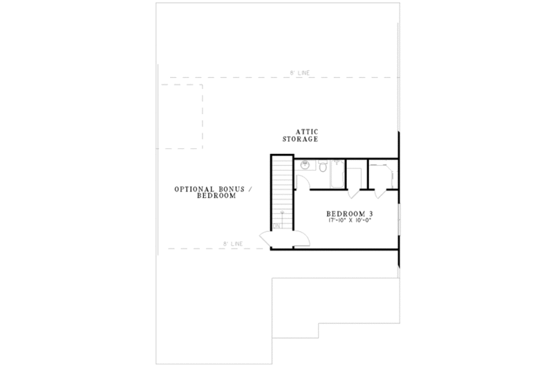 Home Plan - Floor Plan - Upper Floor for Traditional House Plan #17-249 - 3 bed, 3 bath