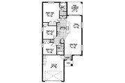 Modern Style House Plan - 3 Beds 2 Baths 1118 Sq/Ft Plan #417-104 