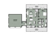 Farmhouse Style House Plan - 3 Beds 3.5 Baths 2161 Sq/Ft Plan #497-8 