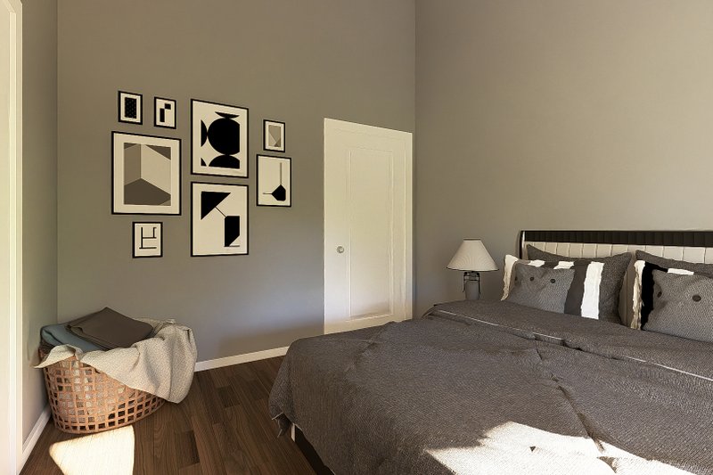 Architectural House Design - Interior - Bedroom for Barndominium House Plan #1064-445 - 2 bed, 1 bath