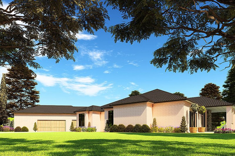 House Plan Design - Exterior - Other Elevation 1 for European House Plan #923-208 - 3 bed, 3.5 bath