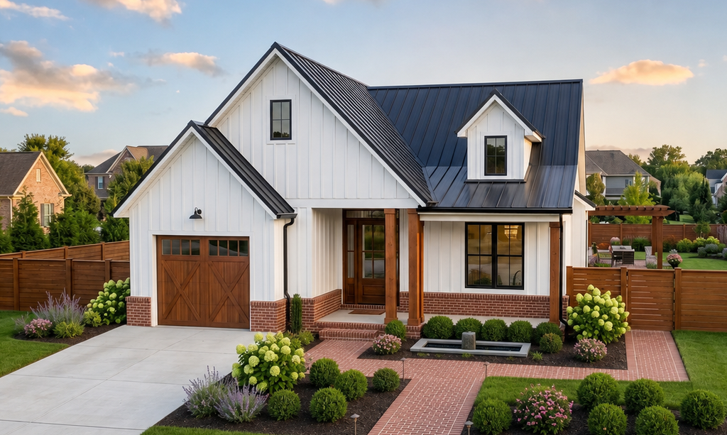 Exterior - Front Elevation 2 for Farmhouse House Plan #48-1221 - 2 bed, 2 bath