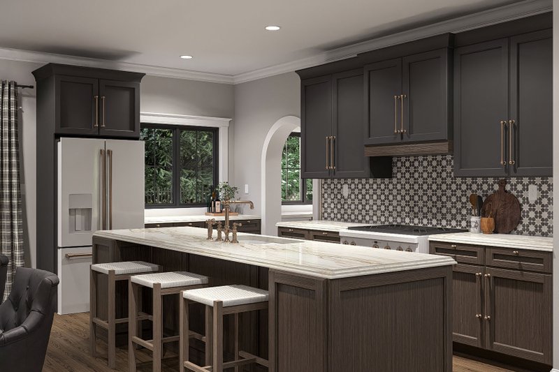 Architectural House Design - Interior - Kitchen for Tudor House Plan #455-796 - 3 bed, 2 bath
