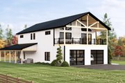 Barndominium Style House Plan - 4 Beds 2 Baths 1895 Sq/Ft Plan #1064-434 Exterior 