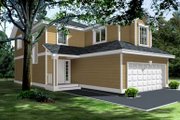 Traditional Style House Plan - 3 Beds 2.5 Baths 1662 Sq/Ft Plan #100-401 