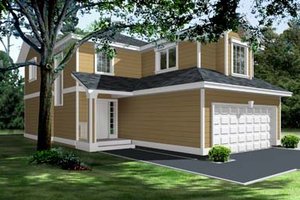 Traditional Exterior - Front Elevation Plan #100-401