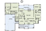 Southern Style House Plan - 4 Beds 3 Baths 2430 Sq/Ft Plan #17-2587 