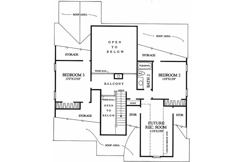 Dream House Plan - Floor Plan - Main Floor 1 for Traditional House Plan #137-196 - 3 bed, 2 bath