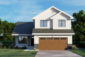 Craftsman Exterior - Front Elevation Plan #112-192