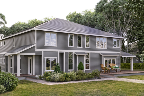 Exterior - Rear Elevation for Craftsman House Plan #1066-26 - 4 bed, 3.5 bath