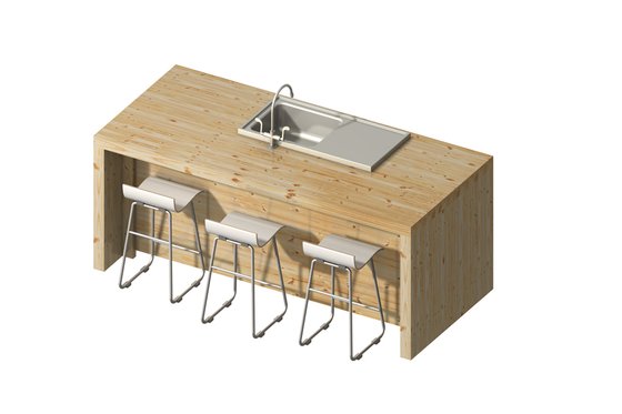 Interior - Other 1 for Modern House Plan #497-57 - 3 bed, 2 bath