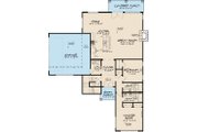 Contemporary Style House Plan - 2 Beds 2 Baths 1911 Sq/Ft Plan #17-2590 