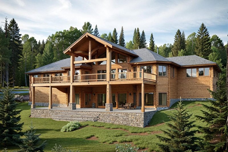 Dream House Plan - Exterior - Front Elevation 2 for Traditional House Plan #117-344 - 2 bed, 2.5 bath