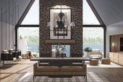 Cabin Style House Plan - 3 Beds 2 Baths 2073 Sq/Ft Plan #455-484 