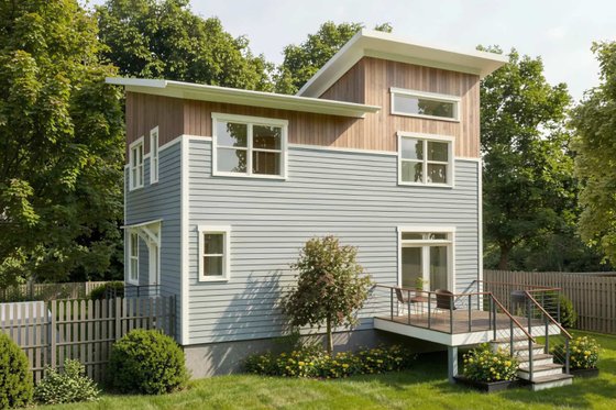 Exterior - Other Elevation for Modern House Plan #79-365 - 3 bed, 2.5 bath
