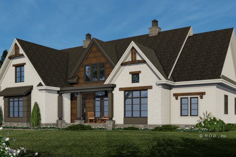 Home Plan - Exterior - Front Elevation 5 for Farmhouse House Plan #51-1220 - 5 bed, 4.5 bath