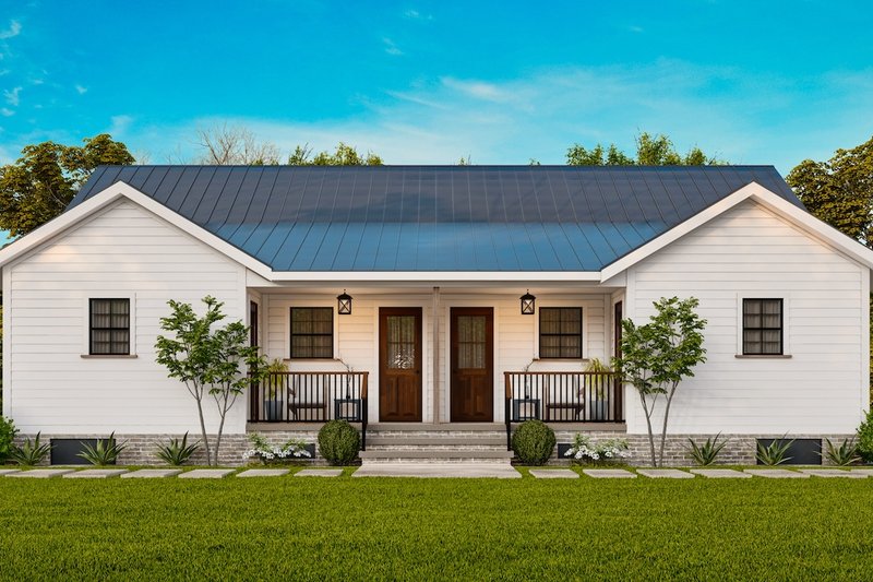 Architectural House Design - Exterior - Front Elevation 8 for Traditional House Plan #54-600 - 4 bed, 4 bath