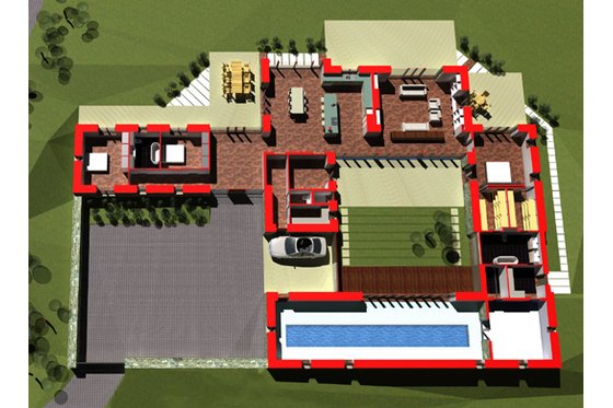 Floor Plan - Other Floor for Modern House Plan #520-7 - 3 bed, 2 bath