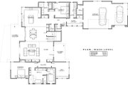 Modern Style House Plan - 4 Beds 4 Baths 3712 Sq/Ft Plan #892-17 