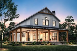 Farmhouse Exterior - Front Elevation Plan #430-337