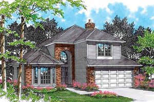 Traditional Exterior - Front Elevation Plan #48-209