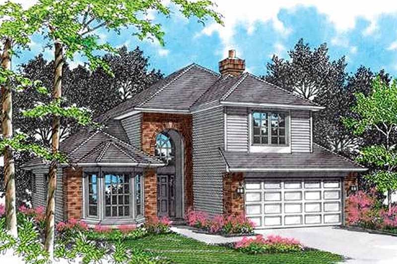 Architectural House Design - Traditional Exterior - Front Elevation Plan #48-209
