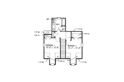 Tudor Style House Plan - 3 Beds 2.5 Baths 1882 Sq/Ft Plan #410-284 