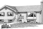 Ranch Style House Plan - 3 Beds 2 Baths 1352 Sq/Ft Plan #47-242 