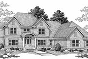 Traditional Style House Plan - 4 Beds 3.5 Baths 3443 Sq/Ft Plan #70-516 