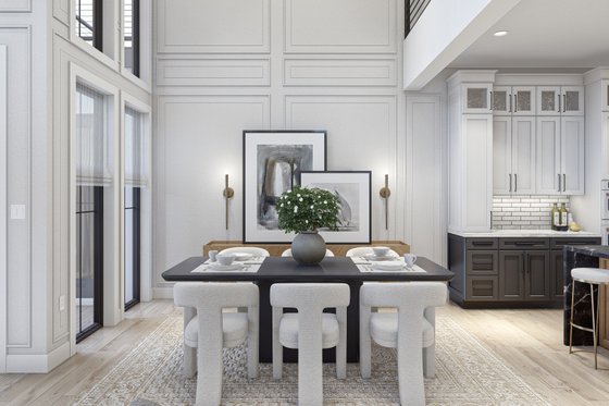 Interior - Dining Room 1 for Modern House Plan #455-528 - 4 bed, 4.5 bath