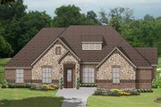 European Style House Plan - 3 Beds 3 Baths 2841 Sq/Ft Plan #84-608 