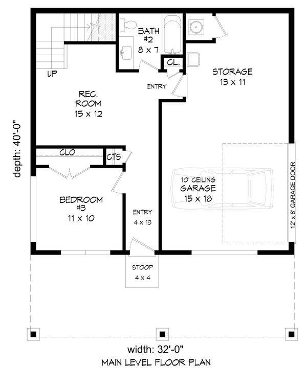 Architectural House Design - Contemporary Floor Plan - Upper Floor Plan #932-471