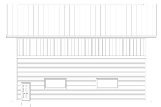 Exterior - Other Elevation 1 for Traditional House Plan #932-451, 0 bath