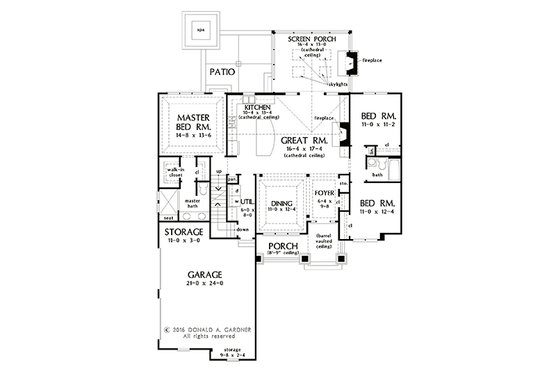 Optional Basement Stair Location