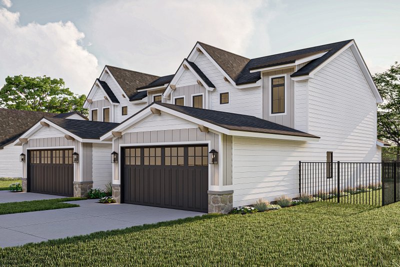 Architectural House Design - Exterior - Other Elevation for Craftsman House Plan #455-567 - 3 bed, 2.5 bath