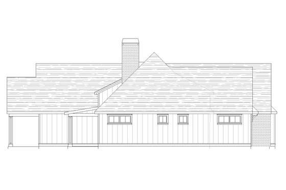 Exterior - Other Elevation 1 for European House Plan #1105-17 - 3 bed, 2.5 bath