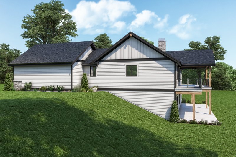 House Plan Design - Exterior - Other Elevation for Craftsman House Plan #1070-128 - 3 bed, 2.5 bath
