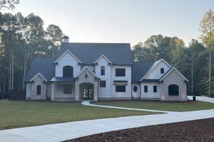 House Blueprint - Farmhouse Exterior - Front Elevation Plan #437-137