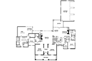 European Style House Plan - 4 Beds 3 Baths 3230 Sq/Ft Plan #301-108 
