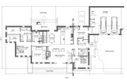 Contemporary Style House Plan - 2 Beds 3 Baths 3441 Sq/Ft Plan #451-24 